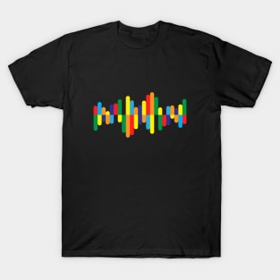 Colorful Column Chart T-Shirt